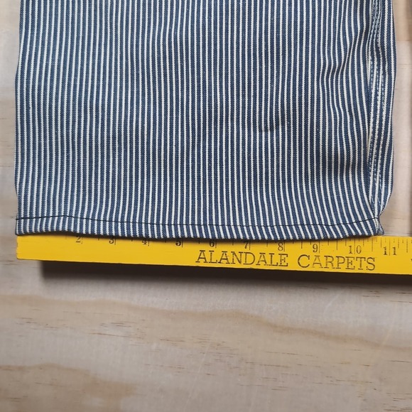 Vintage NWT 46x32 Pointer Brand Train Crewman Coveralls Hickory Stripe RARE - Picture 13 of 16